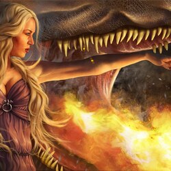 Пазл: Повелительница драконов
