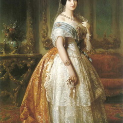 Пазл: Луиза Фернанда де Бурбон, герцогиня де Монпансье