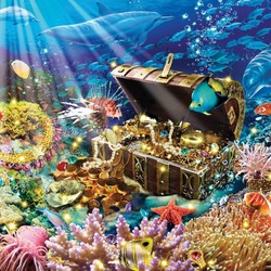 Пазл: Подводные сокровища