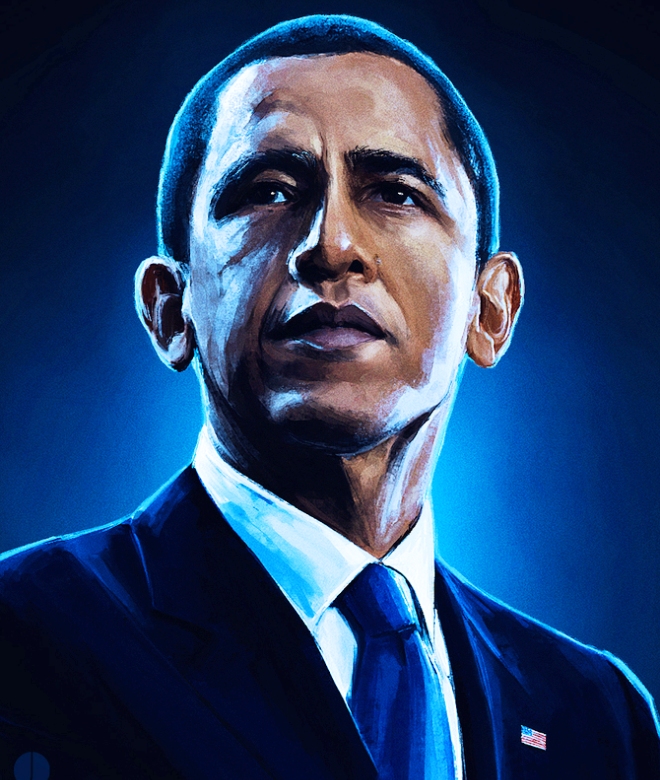 Обама арт фото