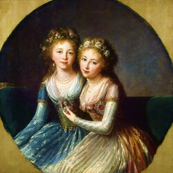 Пазл: Портрет дочерей императора Павла I