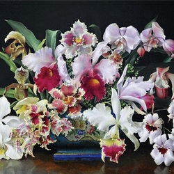 Пазл: Букет орхидей