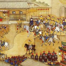 Пазл: Южный инспекционный Тур император Цяньлун