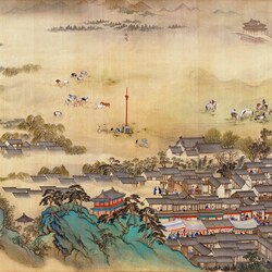 Пазл: The Kangxi Emperor's Southern Inspection Tour(IX)/Южный инспекционный Тур императора Канси (IX), 5