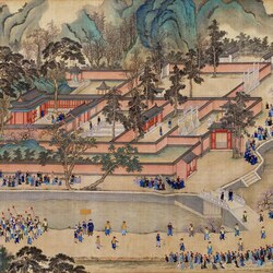 Пазл: The Kangxi Emperor's Southern Inspection Tour(IX)/Южный инспекционный Тур императора Канси (IX), 6