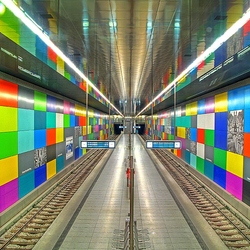 Пазл: Станция метро в Мюнхене