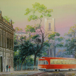 Пазл: Старый трамвай