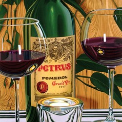 Пазл: Вино и бокалы