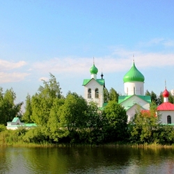 Пазл:  Вид на Сергиев остров