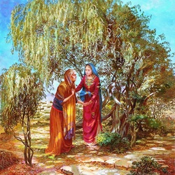 Пазл: Дева Мария и Елизавета
