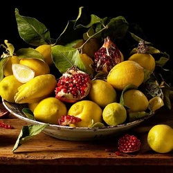 Пазл: Натюрморт с лимонами