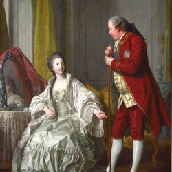 Пазл: Маркиз де Мариньи с женой