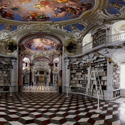 Пазл: Библиотека аббатства Адмонт