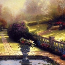 Пазл онлайн: Spring Patio