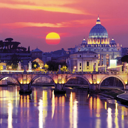 Пазл: Вечер в Риме