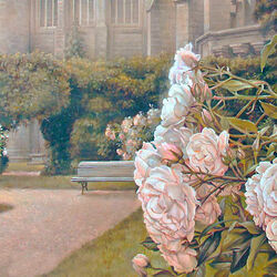 Пазл: Розовый сад