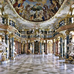 Пазл: Библиотека монастыря Виблинген