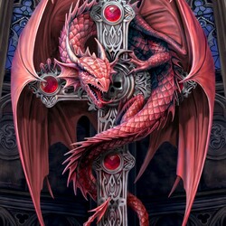 Пазл: Готический дракон 