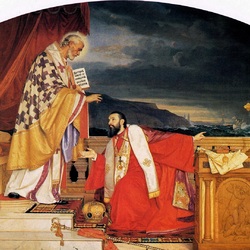 Пазл: Святой Николай и ​​Патриарх Лукиан