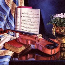 Пазл: Мелодия для скрипки