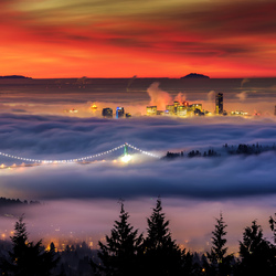 Пазл: Город в тумане