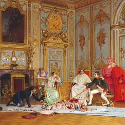 Пазл: Подготовка коронации Наполеона