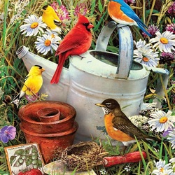 Пазл: Птичий сад