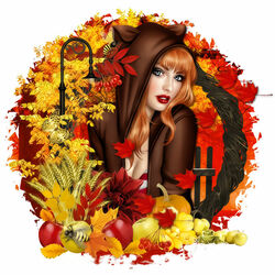 Пазл: Осенняя красавица