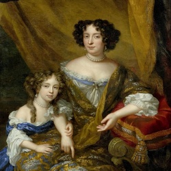 Пазл: Портрет дворянки с дочерью