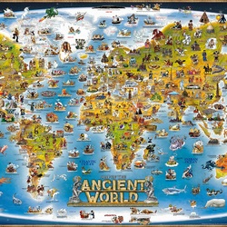 Пазл: Карта древнего мира