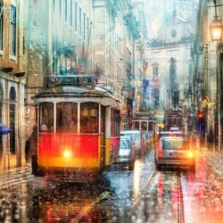 Пазл: Дождливый Лиссабон