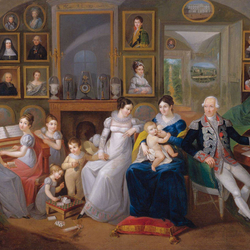 Пазл: Барон де Кастилль с семьёй Эмилиус Берентсен