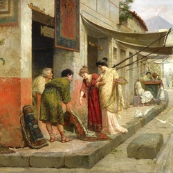 Пазл: Продажа ковров в Помпеях