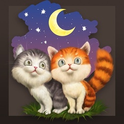 Пазл: Ночные котята