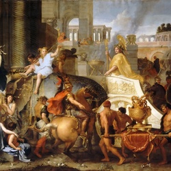 Пазл: Триумфальный въезд Александра в Вавилон