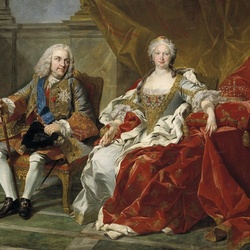 Пазл: Портрет Филиппа V и Елизаветы Фарнезе 