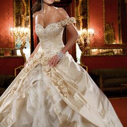 Пазл: Свадебное платье в стиле ретро