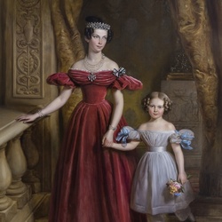 Пазл: Луиза Прусская с дочерью