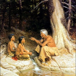 Пазл: Рассказ старого индейца
