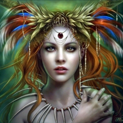 Пазл: Tribal goddess / Богиня племени