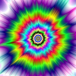 Пазл: Цветная спираль