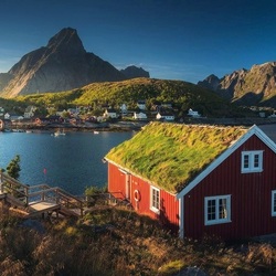 Пазл: Рыбацкий поселок в Норвегии