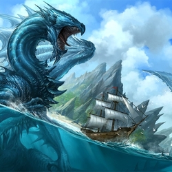 Пазл: Морской дракон