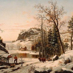 Пазл: Зима в Новой Англии