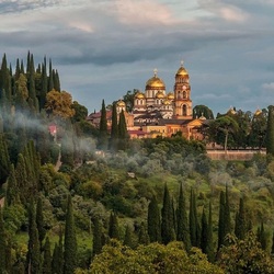 Пазл:  Новоафонский монастырь