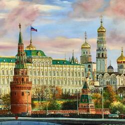 Пазл: Стены древнего Кремля