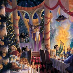 Пазл: Рождество в большом зале Хогвартса