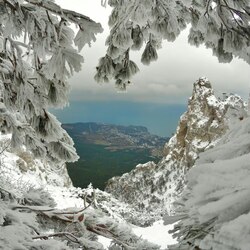 Пазл: Зима в Крыму