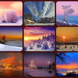 Пазл: Краски зимнего неба