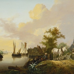 Пазлы на тему «Salomon van Ruysdael»